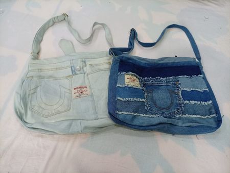 CR11212 Upcycled True Religion Bags