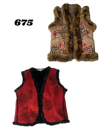 Shearling Vest Pelzjacke Damen(brand) Relativität, Coldwater Creek usw. 575
