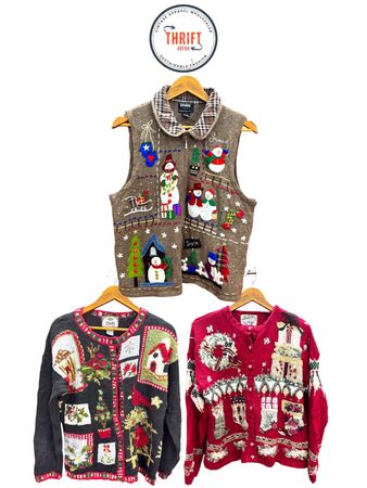 Premium Vintage Novelty Christmas Cardigans Lx510