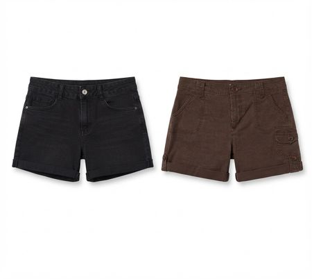 (FV-2673) Y2K Cotton Cargo Shorts