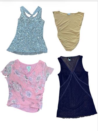 Y2K Tropical Tops 10 pcs A 1469