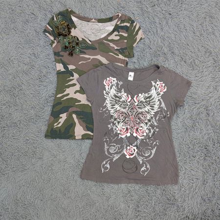 ***T-shirts pour bébés imprimés Y2K – Collection de mode des années 2000