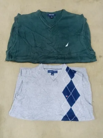 Mixed Branded Vest Sweater