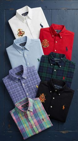 Chemises en coton Ralph Lauren
