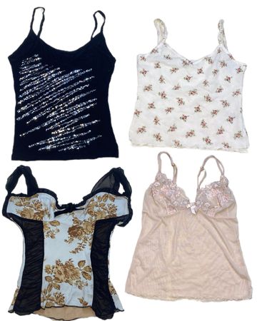 Title: Vintage Y2K Cami Tops – Curated Wholesale Combo Collection