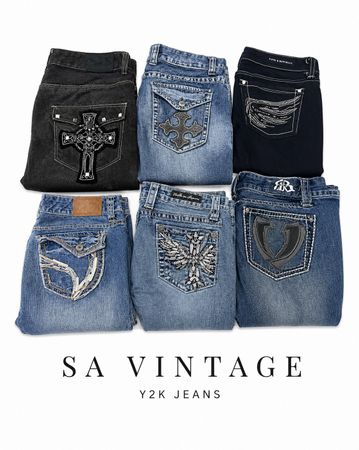 Vintage Y2K Jeans Mix | A/B Grade