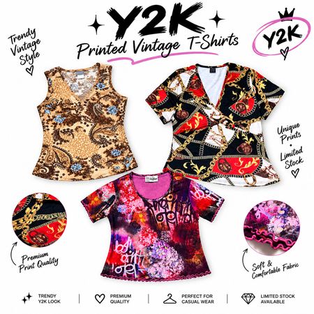 T-shirts doux Y2K