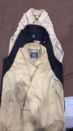 Burberry Trench Coats and jkt.