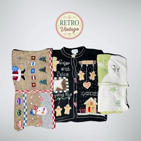 Weihnachts-Vintage-Pullover-Stil |E|