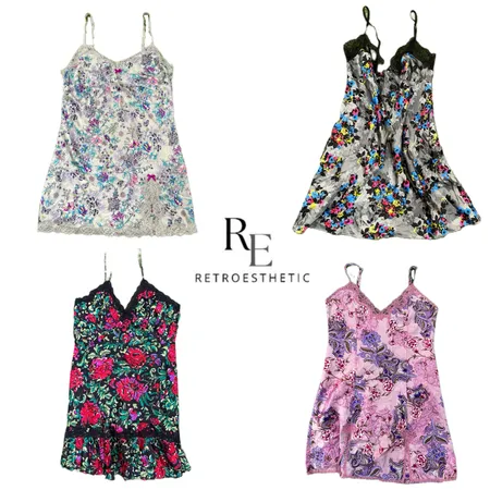 Y2K Romantic Vibe Girl Seidentop RE-3660