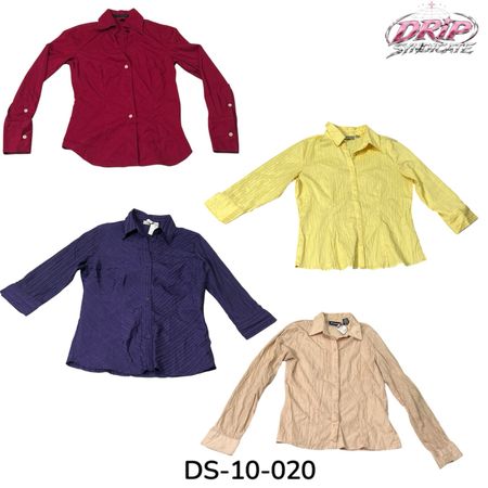 Vintage Inspired Cotton Blouse For Y2K Looks (DS-10-020)