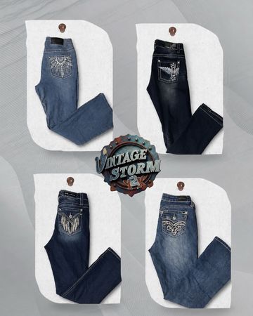 Y2K Embellished Jeans