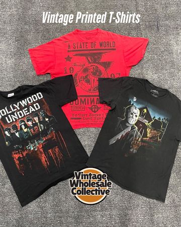 🔴 Vintage Printed T-Shirts - (23/09)