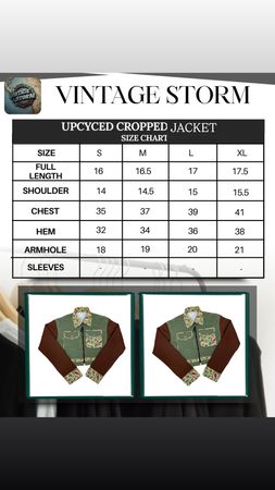 Upcycled Colored Denim Crop Jacket