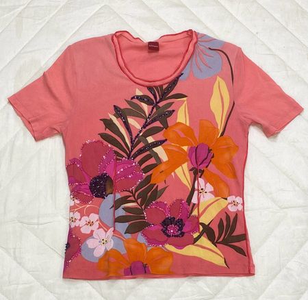 Blouse à manches moitié Y2k