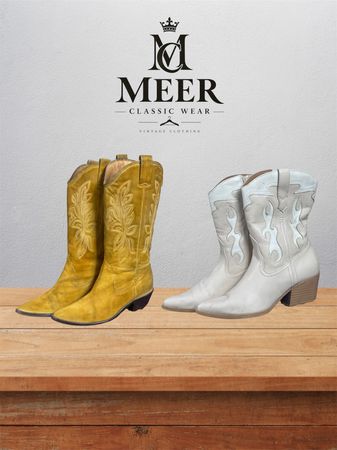 Classic y2k style  Cowboy Boots