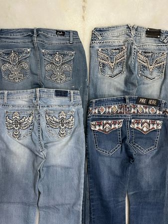 Y2k Embellished & Embroidered Jeans Bundle