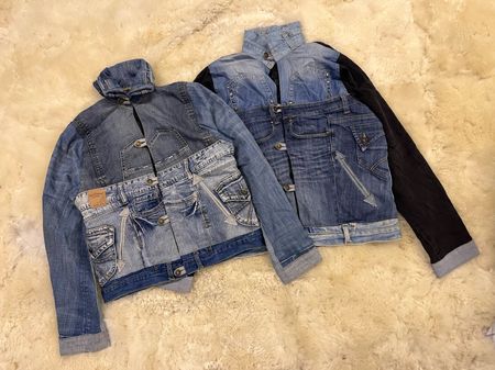 Jaqueta de Denim com Patches de Luxe Reciclada (Feminina)