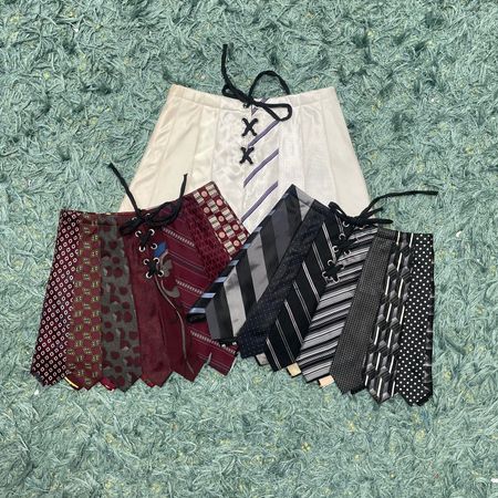 Upcycle Tie Skirts (DV -08)