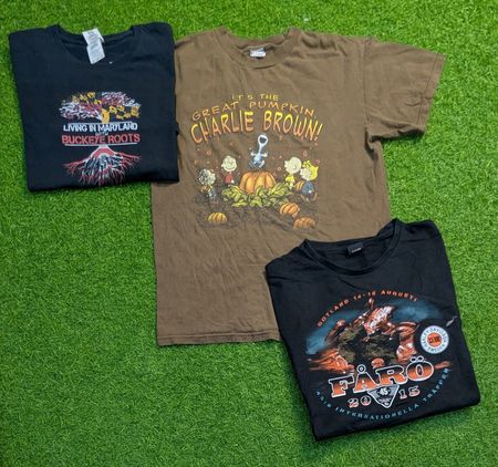 7602 - Camisetas de Meio Manga Estilo Vintage