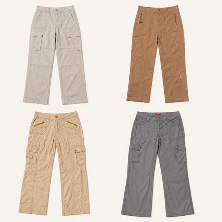 Pantalons cargo décontractés Y2k