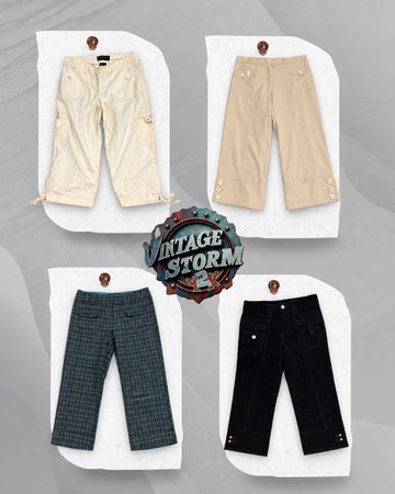 Y2K Cargo Capri en coton