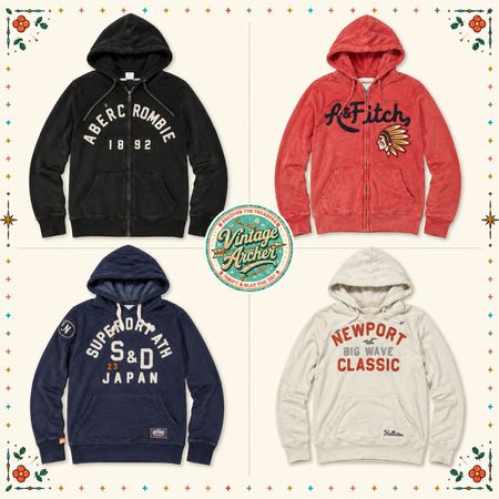 Y2K Mix Brand Vintage Hoodies – Retro Graphic Streetwear Kollektion 🔥🧥
