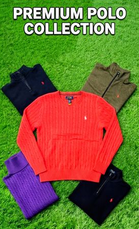 Ensemble de tricot mélangé premium et demi-fermeture éclair – 10 pcs | Hommes et Femmes
