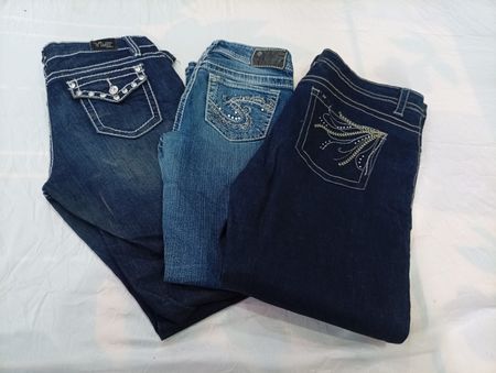 CR12380 Y2K Flare Jeans