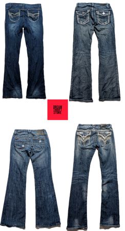 DESIGNER WOMEN'S Y2K INSPIRED JEANS BRAND'S INCLUDED DAY TRIP, VIGOSS, WALLFLOWER, ETC BUNDLE NUMBER #038