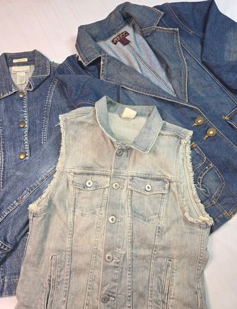Vestes en denim non marquées
