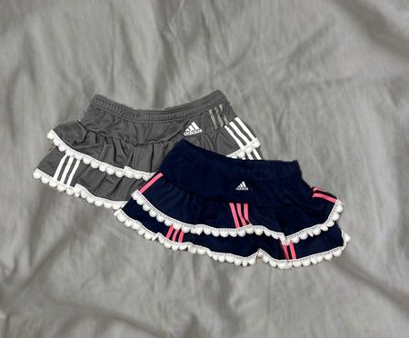 Upcycled Adidas Mini Skirts