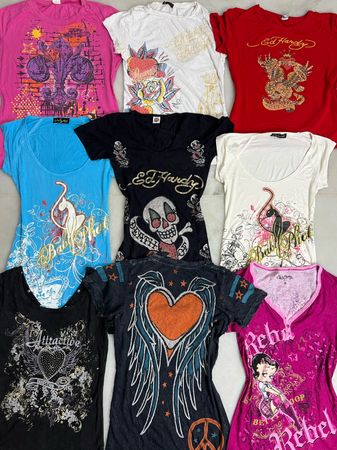 Y2k Embellished Top & Tshirt Mix