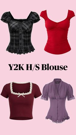 Y2K H/S Blouse #030826 #012