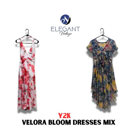 Y2K Velora Bloom Mix Dresses - EV1142
