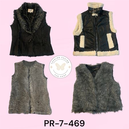 Women’s y2k vintage style waistcoat winter Collection (PR-7-469)