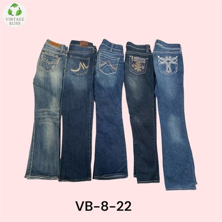 Y2K Vintage Embroidery Flare Jeans Wholesale Bundle(VB-8-22) 20 piece