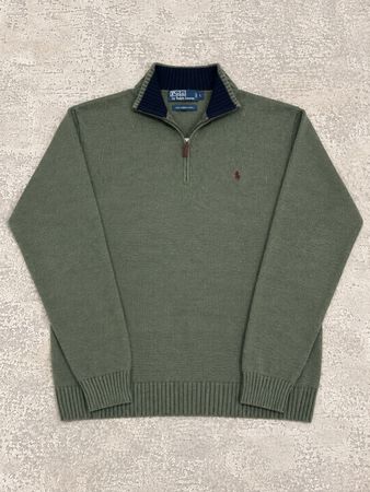Ralph Lauren 1/4 Zip Sweaters - [TS-0830]