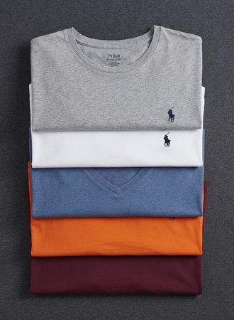 Camisetas de gola redonda Ralph Lauren
