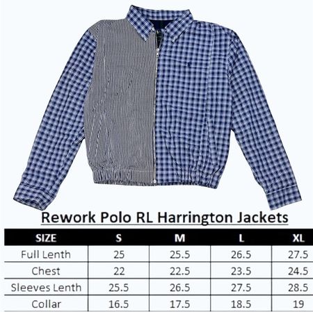Upcycled Ralph Lauren Harrington jacket’s WR2137
