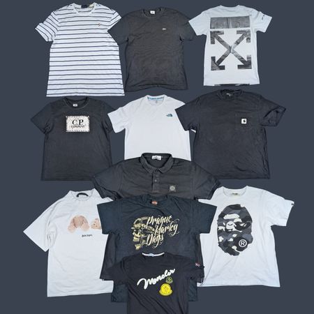 Premium & Vintage Brands polo and tees 50pcs