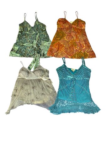 Y2K Cami Tops |V-T 753