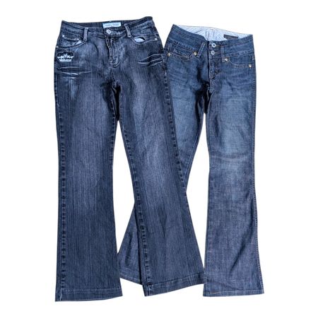 Y2K Vintage Women’s Flare Bootcut Jeans – Retro Denim