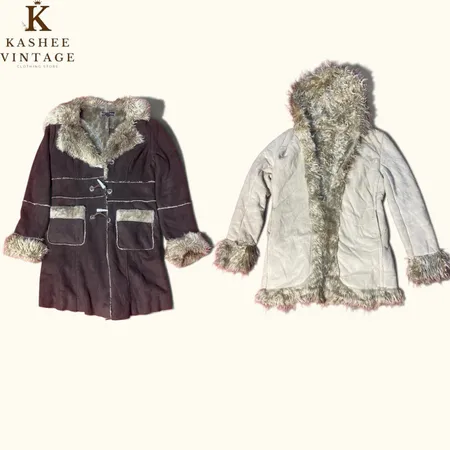 vintage afghan coat