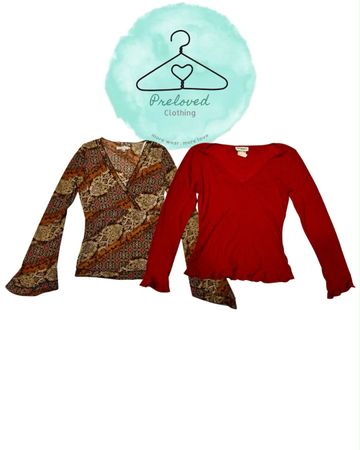 Y2K cropped tops long sleeves 15 pcs (200826-20)