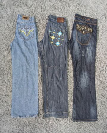 ***Y2K Urban Baggy Denim