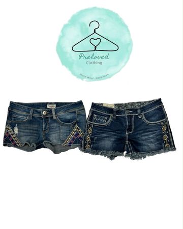 Y2k denim shorts 15 pcs (100926-28)