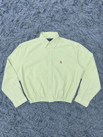 Upcycle Ralph Lauren Elasticated Hem Top (DV -07)