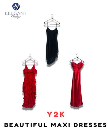 Y2K Beautiful Maxi Dresses - EV2061