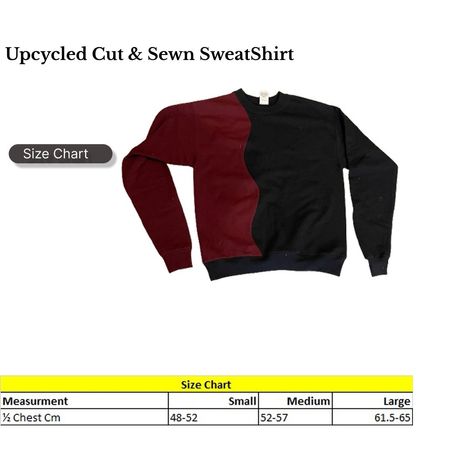 Upcycled Cut & Sewn SweatShirt